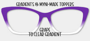Grape to Clear Gradient