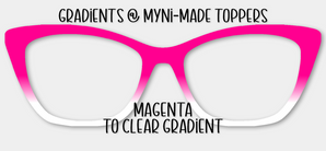 Magenta to Clear Gradient
