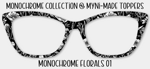 Monochrome Florals 01