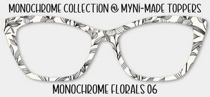 Monochrome Florals 06