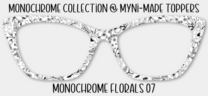 Monochrome Florals 07
