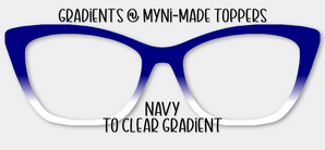 Navy to Clear Gradient