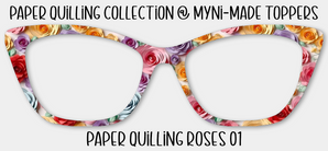 Paper Quilling Roses 01