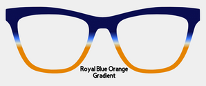 Royal Blue Orange Gradient