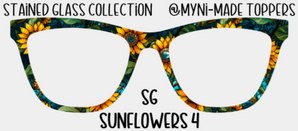 Stained Glass Sunflowers 4