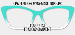 Turquoise to Clear Gradient